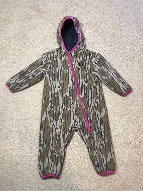 Carthartt Toddler 18M Girl Camo BottomLand Mossy Oak Snowsuit Insulated OX9721-G
